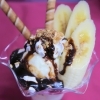 チョコバナナパフェ