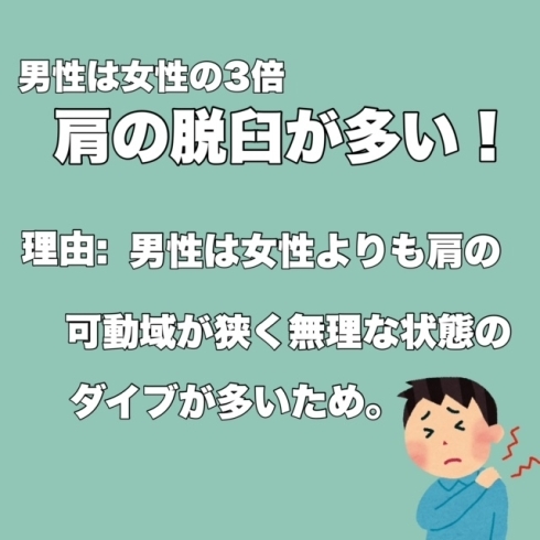 ②肩の脱臼「アルティメットに多い怪我」