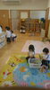 「５月の献立表をよい子ネットに掲載中。　５月の子育て支援事業はすべて中止です。」