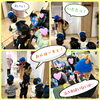 鬼をやっつけました♪「鬼をやっつけるぞー！ おー！！ [交野市・小規模保育園]」