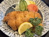 「本日の日替わりランチはチキンカツ定食です」