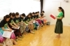 今日踊る曲の勉強会<br>みんな真剣です