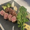 8，特選牛の鉄板焼き 赤身肉60g