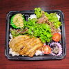 焼き肉＆豚にんにく醤油焼き弁当「2月24日のお弁当」