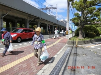 気持ちの良い快晴です