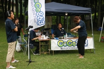 GOGO　FMさんは夏フェス公開生放送中