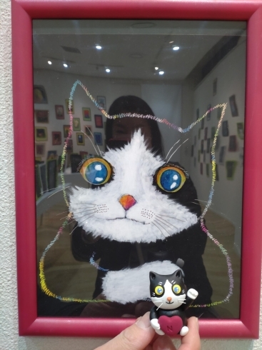 こちらの猫ちゃんを立体化しました♡「ニャンクシー個展開催中〜3/25(金)〜27(日) 苫小牧市立美術博物館〜」