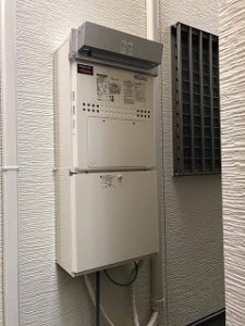 施工後「東大阪市加納　Ｋ様邸　給湯器・浴室乾燥機・ビルトインコンロ取替工事」