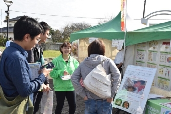 なめがた日和の本社は、千葉県西船橋にあります。今回の「ふれあいまつり」を見学に来ていました。