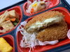 コク旨チーズコロッケ＆鶏肉と厚揚げの煮物「１０月４日のお弁当🍱」