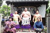 「今日から大相撲５月場所、東京場所が始まります✨  照強関の 今日の対戦相手は 今日は５月場所初日ですね✨  本日は琴勝峰関との取り組みです✨  写真は横綱照ノ富士関の土俵入りのお写真 琴勝峰 関です✨照強後援会です。」