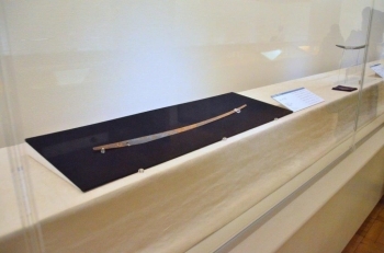 太刀　銘　助平　平安時代　彦根城博物館<br>※助平は備前三平の一人で、現存作がほとんど無い貴重なもの