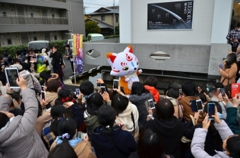 佐野美術館前にて撮影会