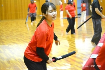 真剣なまなざし練習に取り組む優生選手