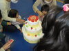 くだもの　いっぱ～い。「今日は11月のお誕生会がありました。」