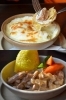 上：ロシア風ロールキャベツ
下：ビーフストロガノフ「ロシア料理 トロイカ」