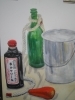 「女子美大学付属高校受験　静物の水彩画」
