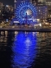 神戸　ホテルからの夜景　観覧車のネオンが色々変わり「岸田チャンネル！千葉のアンティークショップ DEN」