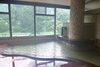 じゃーん。<br>湯気がすごい！<br>景色キレイ！<br><br>もちろん入りましたとも！<br><br>冬じゃなくても、カラダって結構冷えてるもんですね。<br>指先からじわーんと温かくなりました。<br><br>窓の外からは、宇奈月の山々と黒部川が見渡せます。<br><br>んもうっ、最高♪♪♪<br><br>やっぱり天然温泉は違うねぇ。