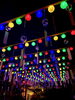「昨夜の境内の様子です」
