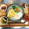 トーストモーニング「週替わりランチ💗サワラ🐟のバター醤油ムニエル💗」