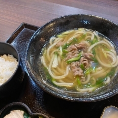 肉吸いうどん定食