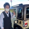 ハスラーのガラスリッドかっこいいです🤩「とっても楽しい納車式をありがとうございました🥰」