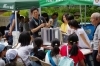 豊園エコ推進委員会の青空エコ教室。さすがエコ学区、クイズの正解率も高かったです。
