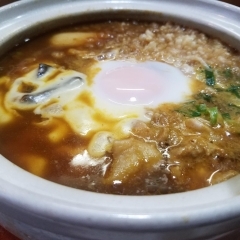 カレーの鍋焼うどん