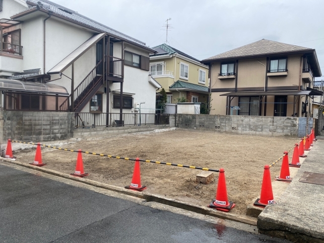 ♪最高の宅地の完成です♪「♪新築に伴う古家の取り壊しです♪」