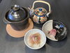 おすすめの鯛茶漬け「土鍋で炊いたふっくらご飯で食べる鯛茶漬け　【上諏訪駅より徒歩２分の和食店】」