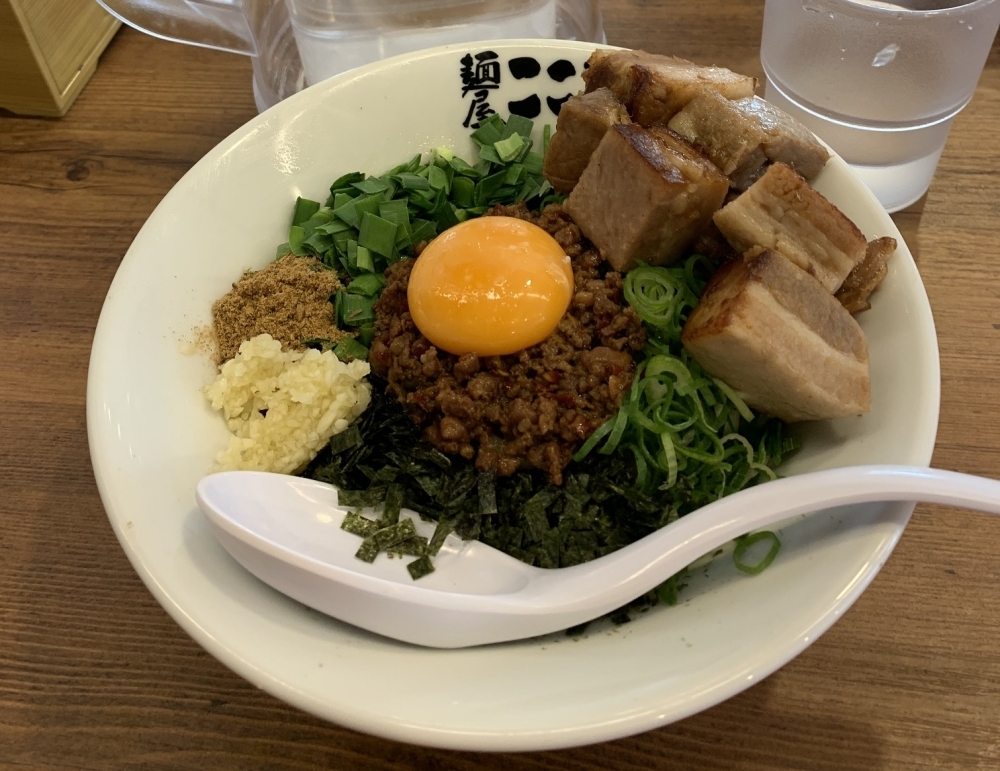 ハローワーク長野近くの 麺屋こころ で 肉入り台湾まぜそば をいただきました 長野市のオススメ ランチ特集 まいぷれ 長野市