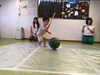 「＊保育活動＊スイカ割りを楽しみました♪　【輝きベビー保育園＊瑞江】0～2歳のお子様が楽しく過ごしています♪　病児保育も対応しています。」