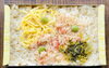 ご飯をかに飯に変更する事もできます。「寿々半　１２月の彩り弁当」