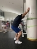 ダメな例。背中は丸まらないように！！「猫背解消トレーニング【京都市南区・京都テルサ・ジム・プール・こども・駐車場完備】」