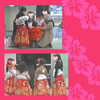 洋服の上からですが(笑)、皆で試着会(*´艸`)♡「子供フラダンス★那珂川市　可愛らしいハワイアンミュージックにあわせて楽しく踊っています♪フラダンス教室レイ マカナ アロハ」