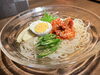 きりっとした辛さの青唐辛子冷麺「夏はビールと青唐辛子冷麺でさっぱり焼肉」