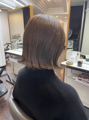 「グリーングレージュ【髪質改善は京都市西京区のヘアサロン、フレールにお任せ下さい】」