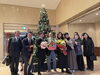 五井グランドホテルロビーのクリスマスツリーの前で「12/17（水）市原市倫理法人会ナイトセミナー参加レポート」