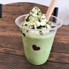 抹茶ラテあずき入り