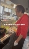 ししゃも茹で担当Fさん「12月に始まる新店舗のメニュー開発に向けて試作中」
