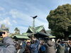 「『柴又帝釈天題経寺』境内！新春「梯子乗り（はしごのり）」 2025年（令和7年）1月5日（日）『葛飾鳶伝統文化保存会＝葛鳶会（かっとびかい）』さんによる出初式」