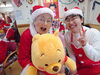 「ハッピーメリークリスマス‼️デイサービス金太郎お客様スタッフ全員サンタコスプレ(^O^)‼️。」