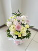 かわいい雰囲気お供えアレンジ「暑い日は、涼しい自宅で注文！おうちへお届け！お盆のお花ご予約承ります！【恵庭/花屋/お供えアレンジ/花束/仏花/配達】」