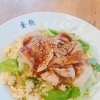 焼肉とレタスのチャーハン