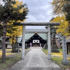 ■初詣■【上川神社 頓宮】常磐公園内、千鳥ヶ池の小島に鎮座