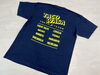 オリジナルTシャツ 背中　ネイビー黄文字　XL「オリジナルTシャツ販売開始」