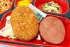 牛肉コロッケ＆ハムステーキ「４月２８日のお弁当🍱」