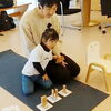 「new親子英語クラス　体験中」