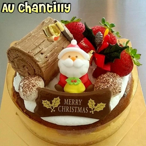 ベイクドチーズのクリスマスケーキ「今年のクリスマスケーキ☆」